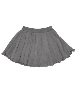 Grey Solid Skirt