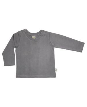 Grey Solid T Shirt FS