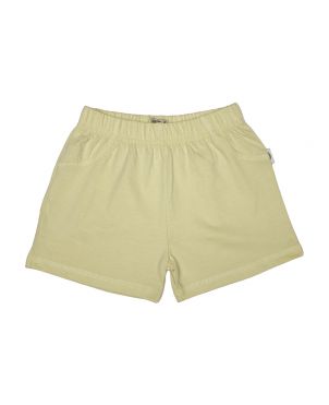 Haldi Yellow Solid Shorts