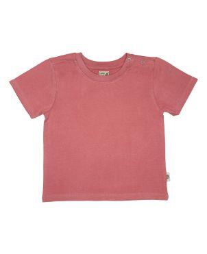 Madder Red Solid T Shirt HS