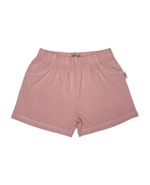 Cherry Pink Solid Shorts